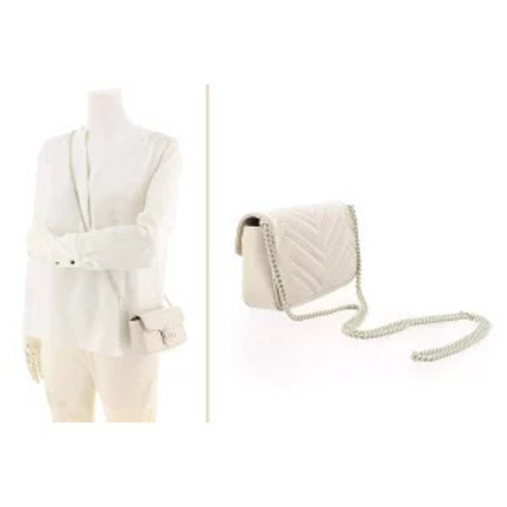 Gucci GG Marmont Super Bag Leather Ivory White - Picture 2 of 5